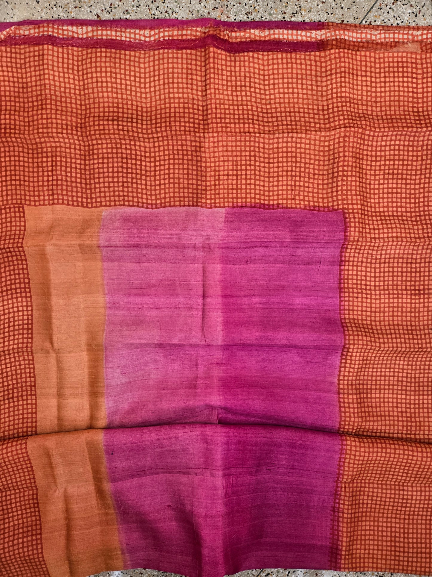 Multicolour Pure Silk Saree