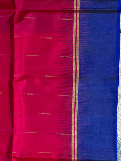 Pink Pure Soft Silk Saree