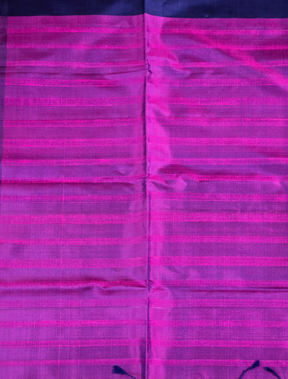 Purple Pure Soft Silk Saree