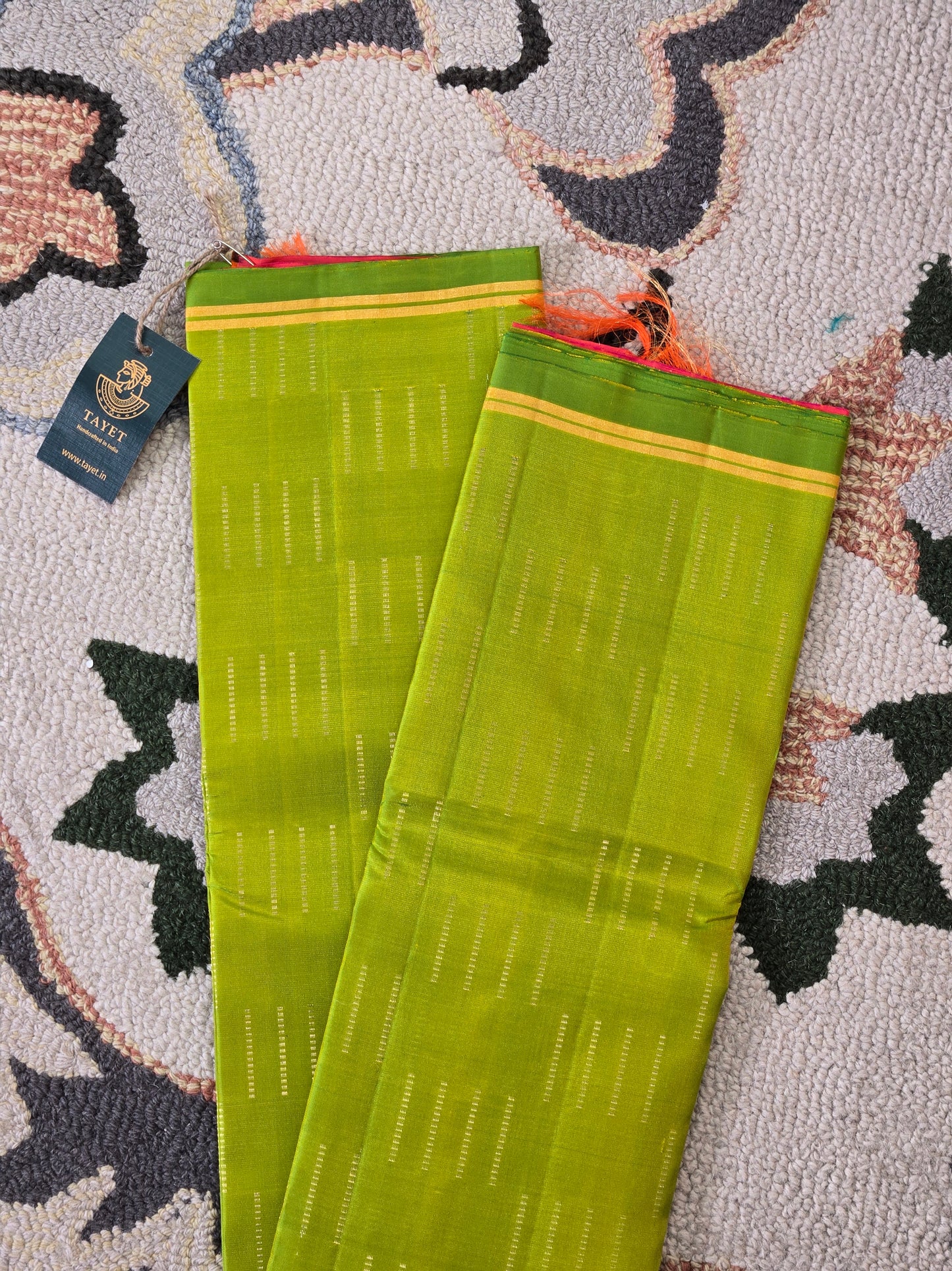 Green Pure Soft Silk Saree