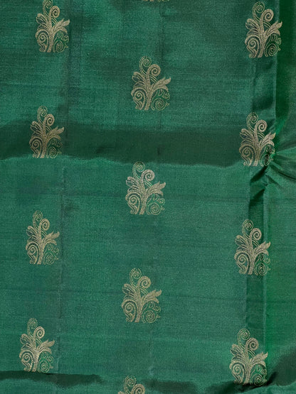 Green Pure Soft Silk Saree