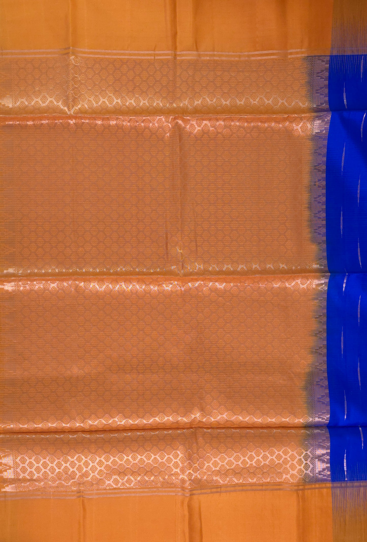 Blue Pure Soft Silk Saree