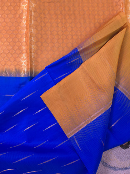 Blue Pure Soft Silk Saree