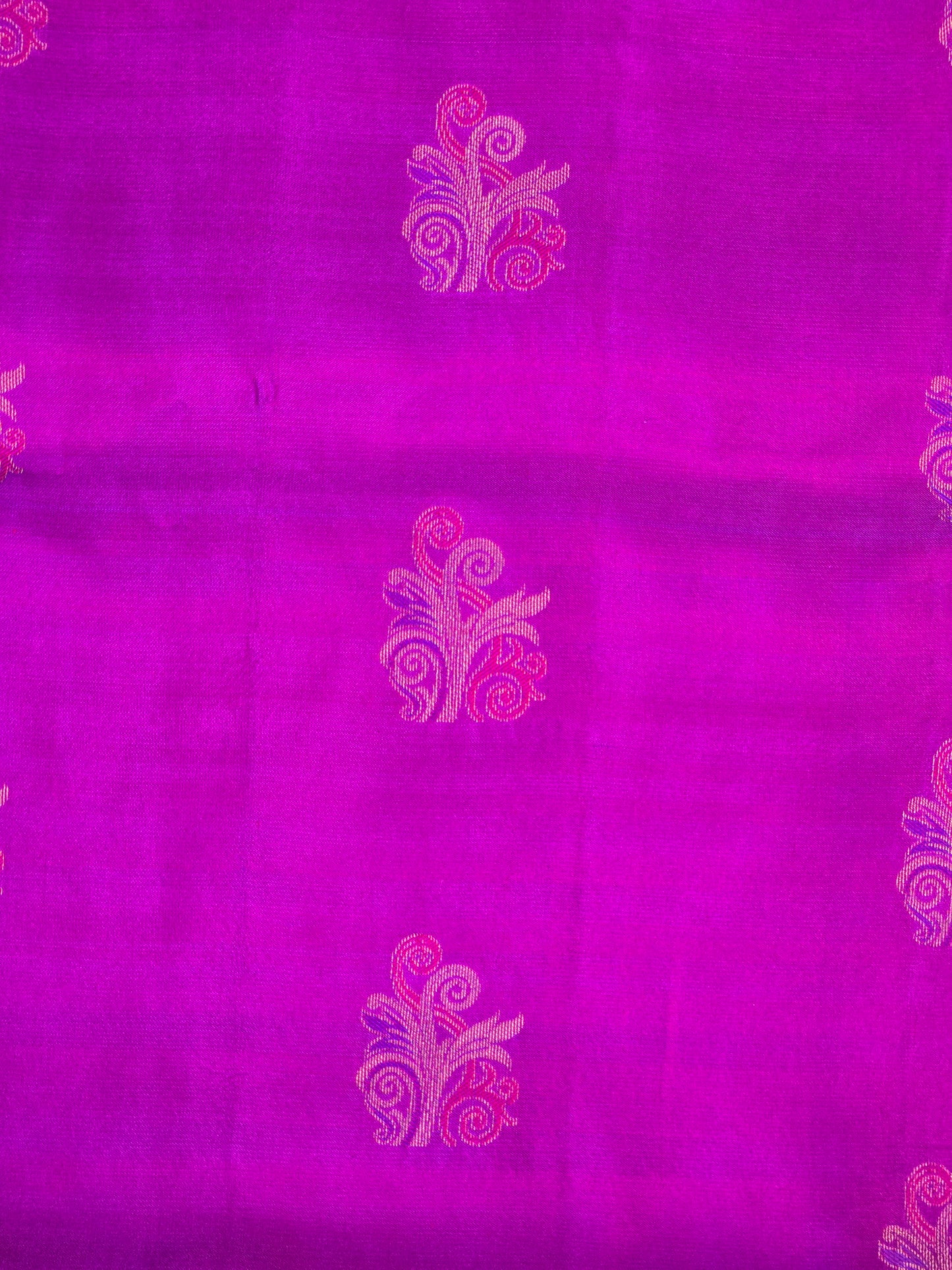 Purple Pure Soft Silk Saree