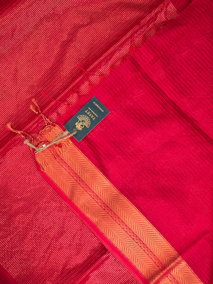 Pink Maheshwari Silk Cotton Saree