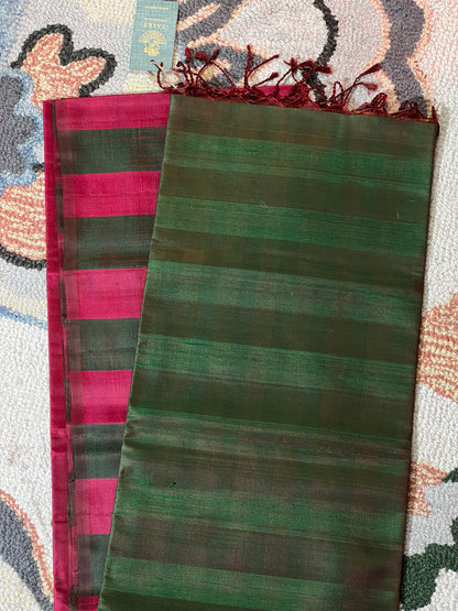 Maroon Pure Soft Silk Saree