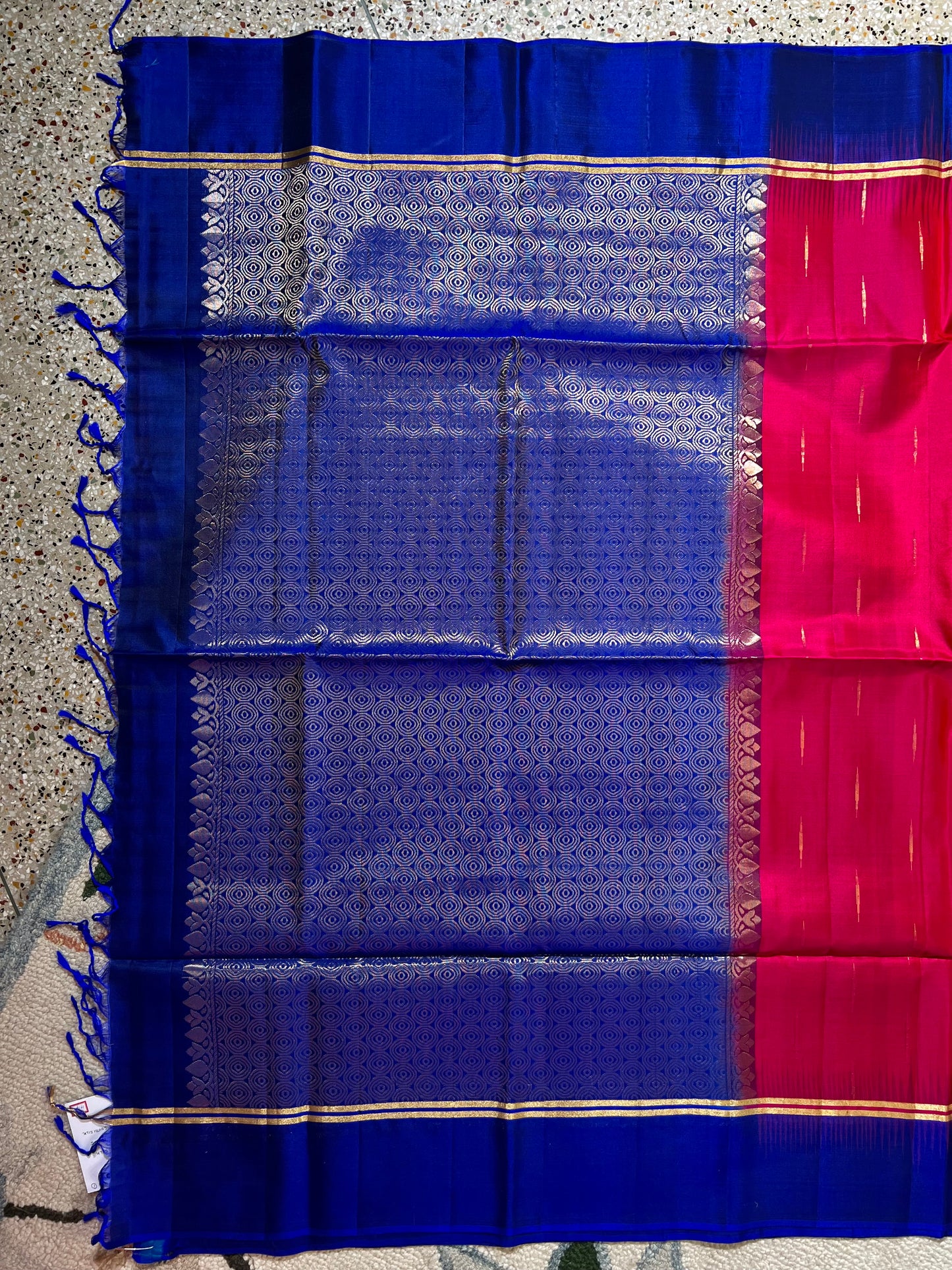 Pink Pure Soft Silk Saree