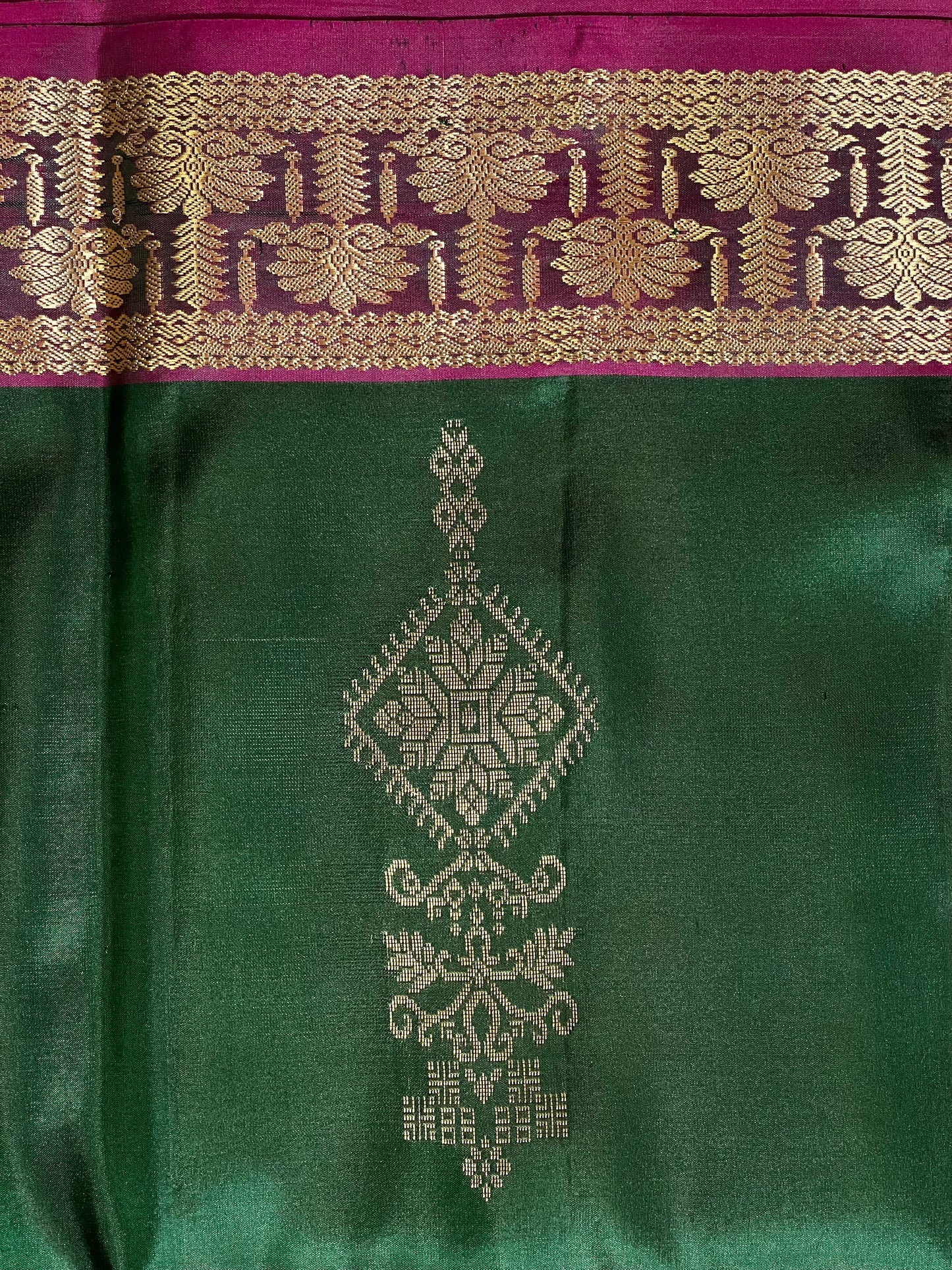 Green Pure Soft Silk Saree