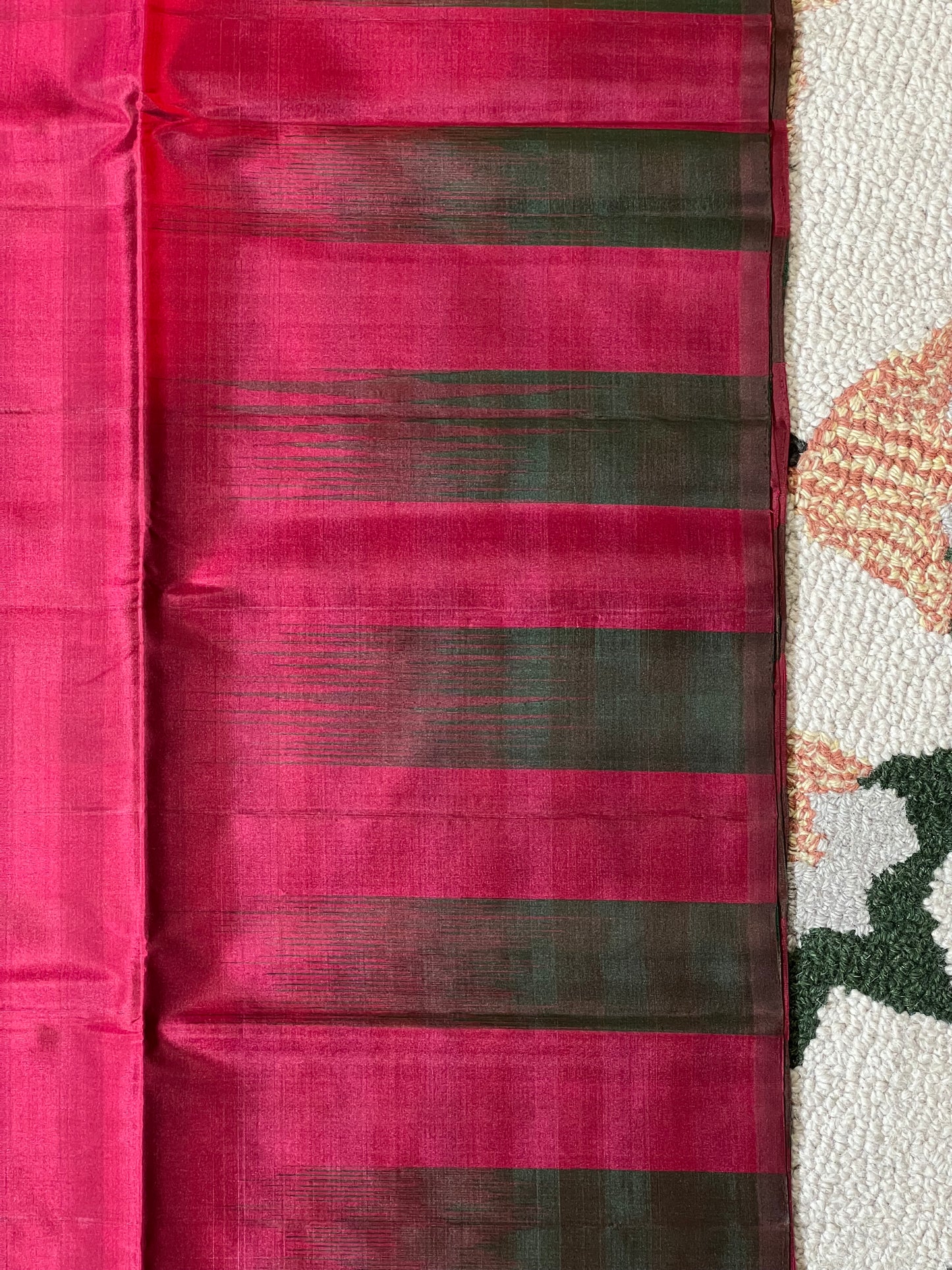 Maroon Pure Soft Silk Saree