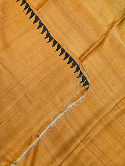 Black Printed Pure Silk Saree