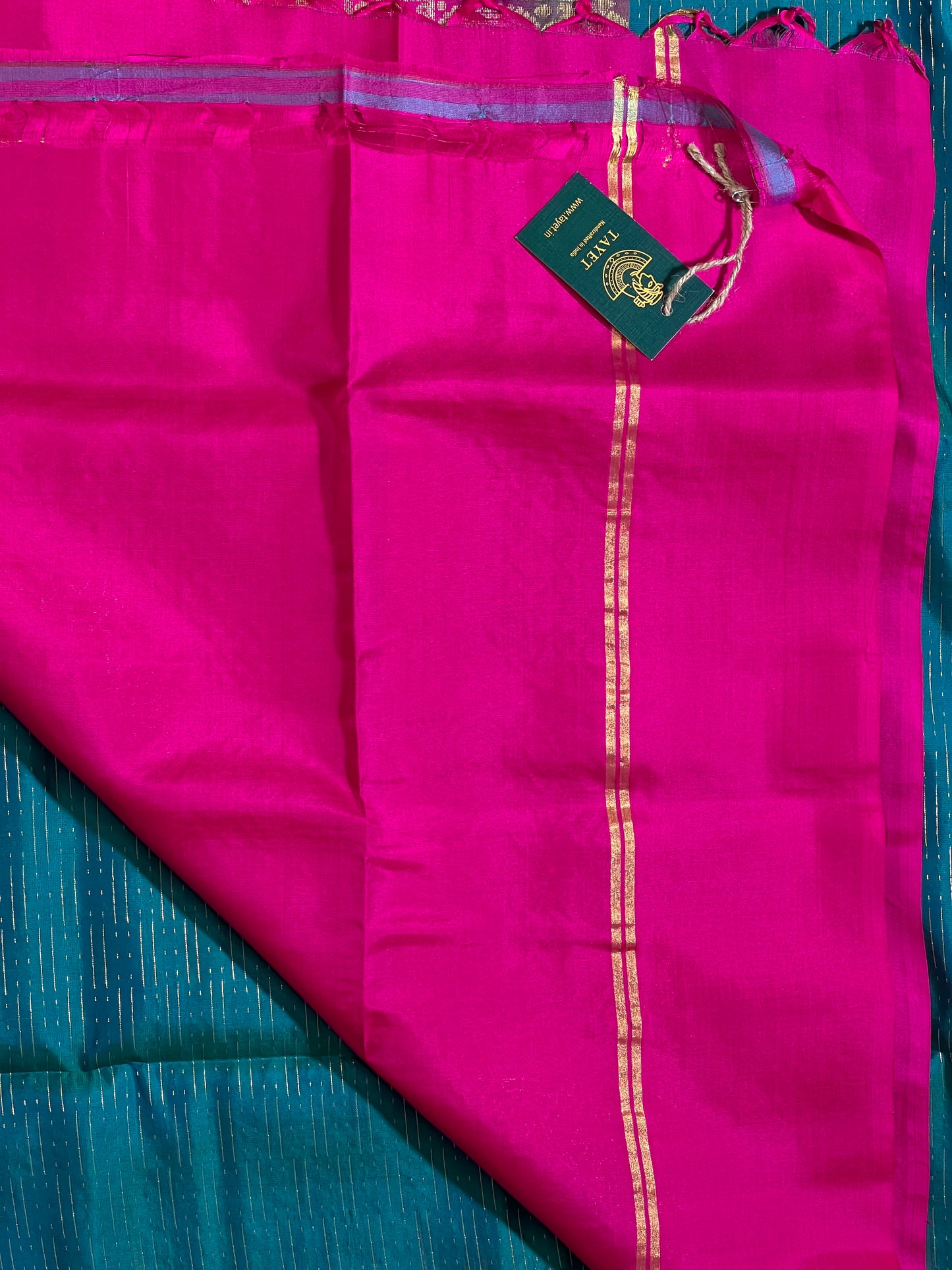 Blue Pure Soft Silk Saree