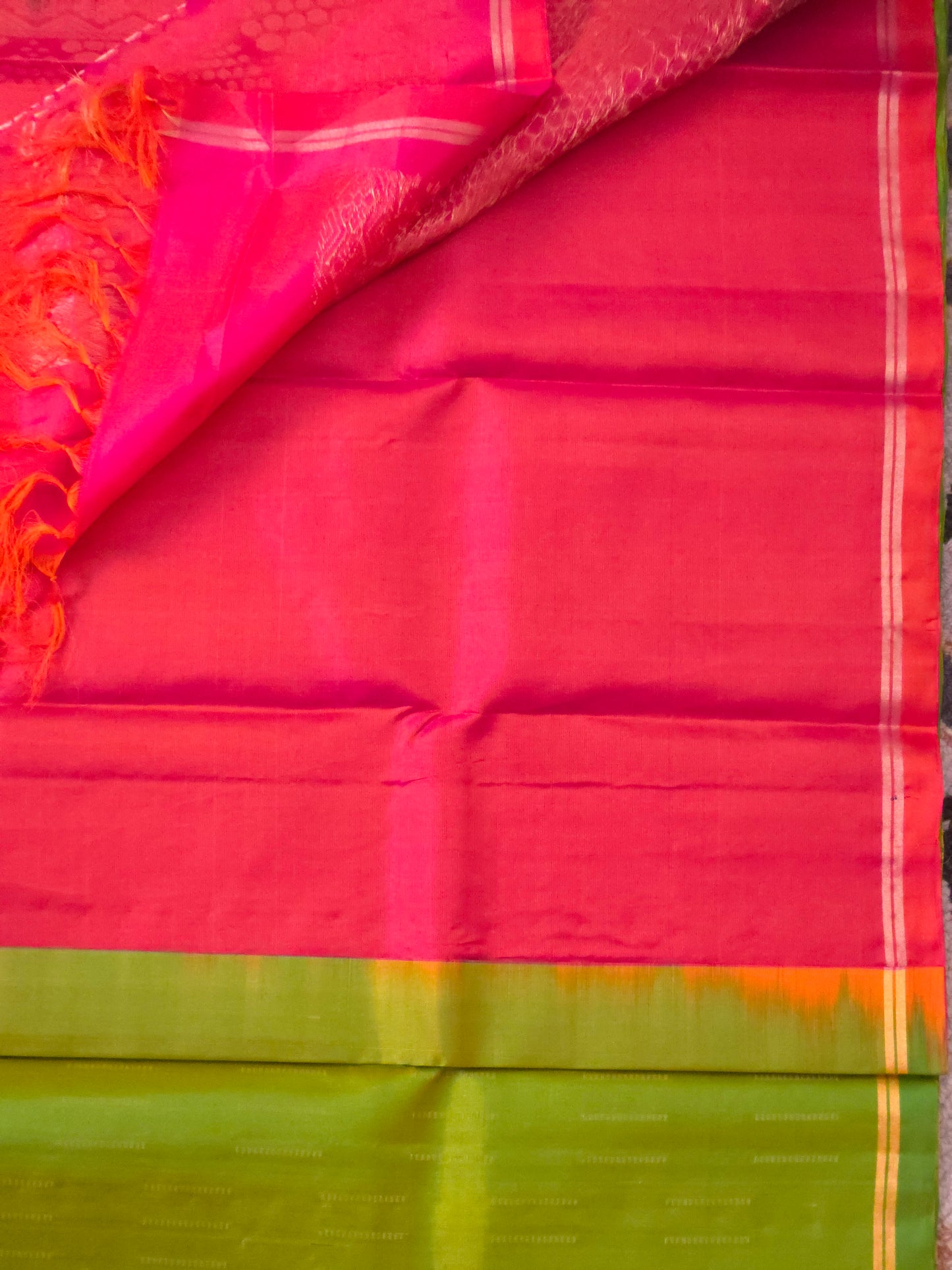 Green Pure Soft Silk Saree