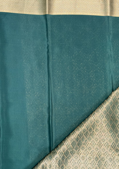 Green Mysore Crepe Silk Saree