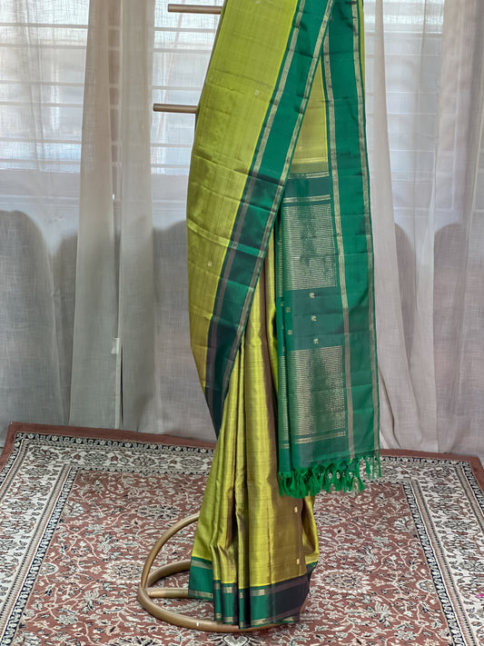 Green Kanjivaram Silk Saree