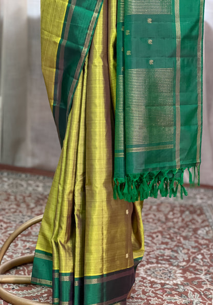 Green Kanjivaram Silk Saree