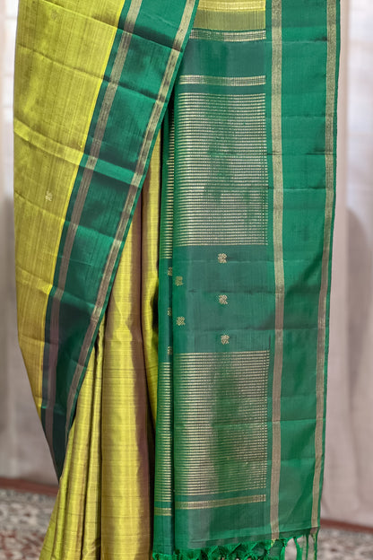 Green Kanjivaram Silk Saree