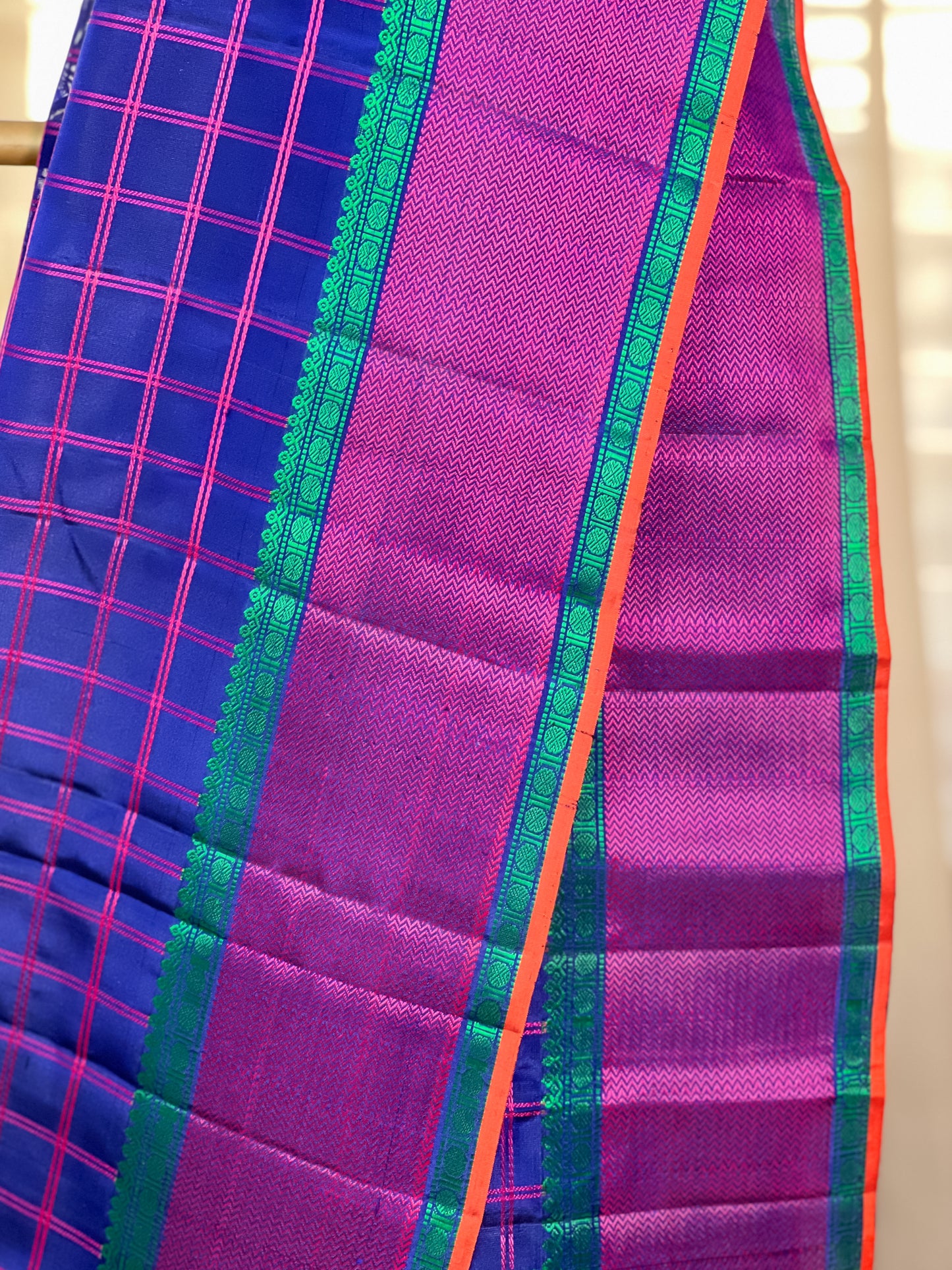 Blue kanjivaram Silk Saree