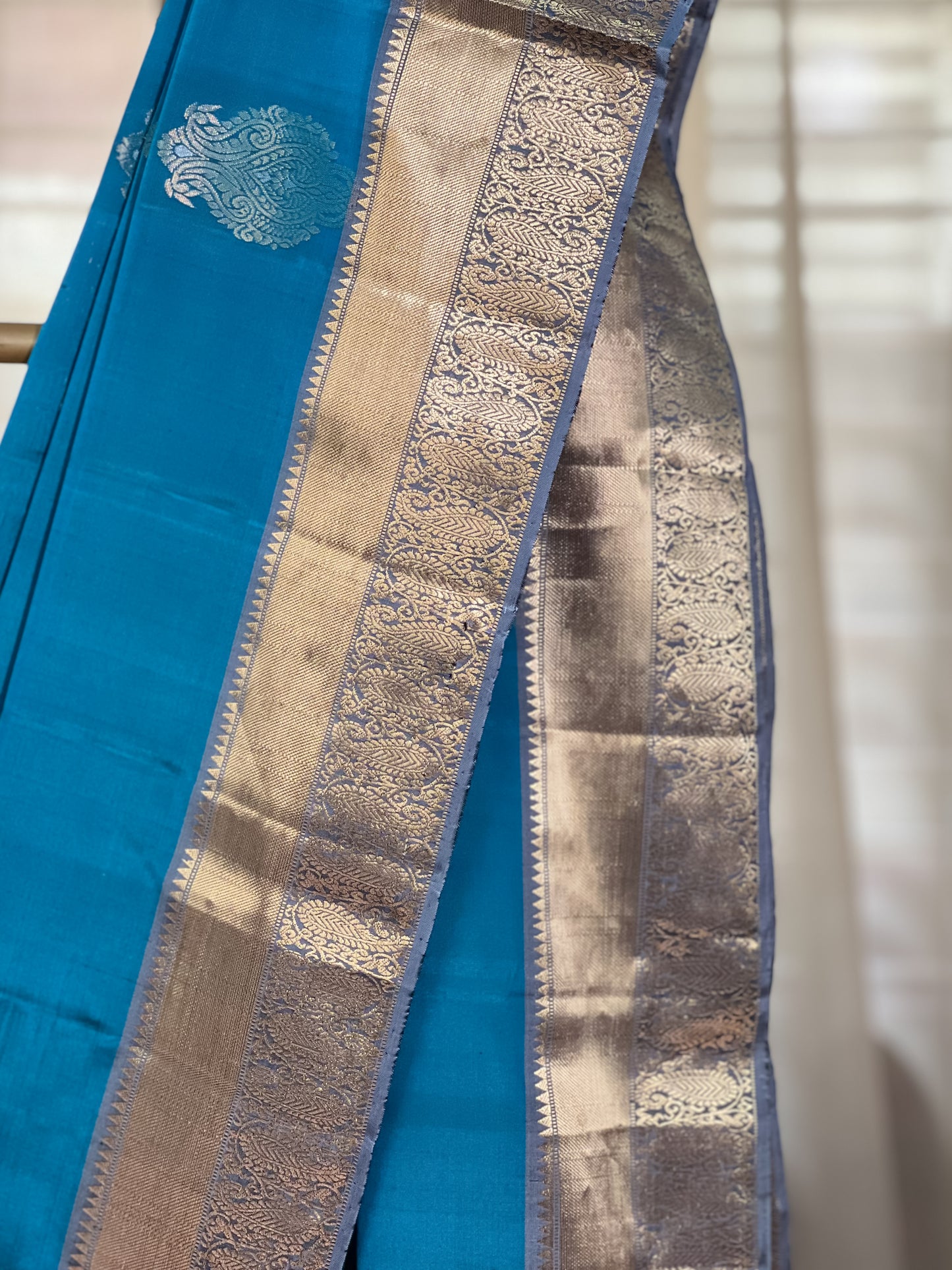 Blue Kanjivaram Silk Saree