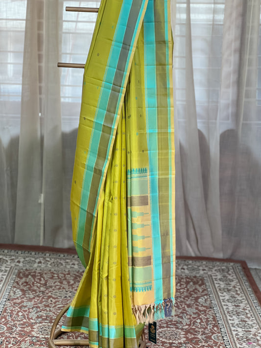 Green Kanjivaram Silk Saree