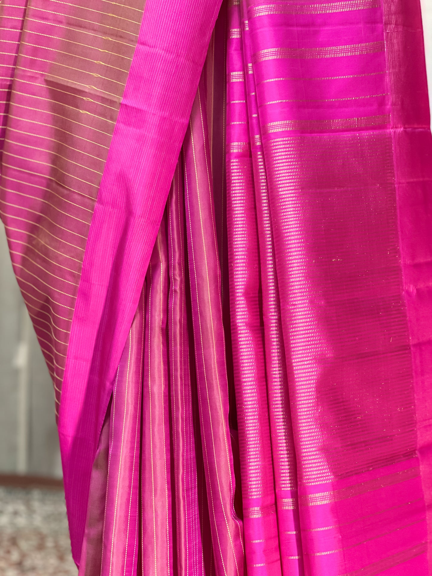 Pink Kanjivaram Silk Saree