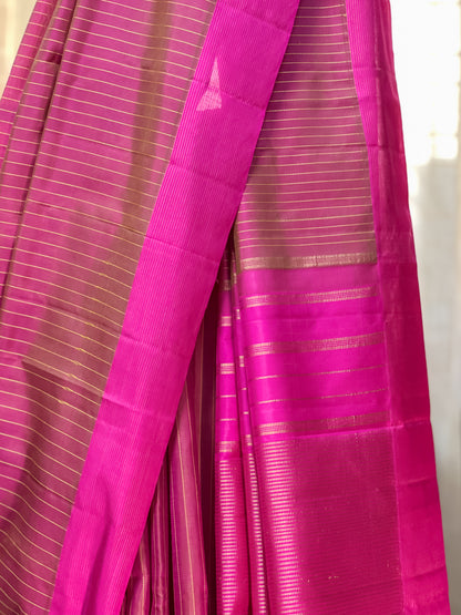 Pink Kanjivaram Silk Saree