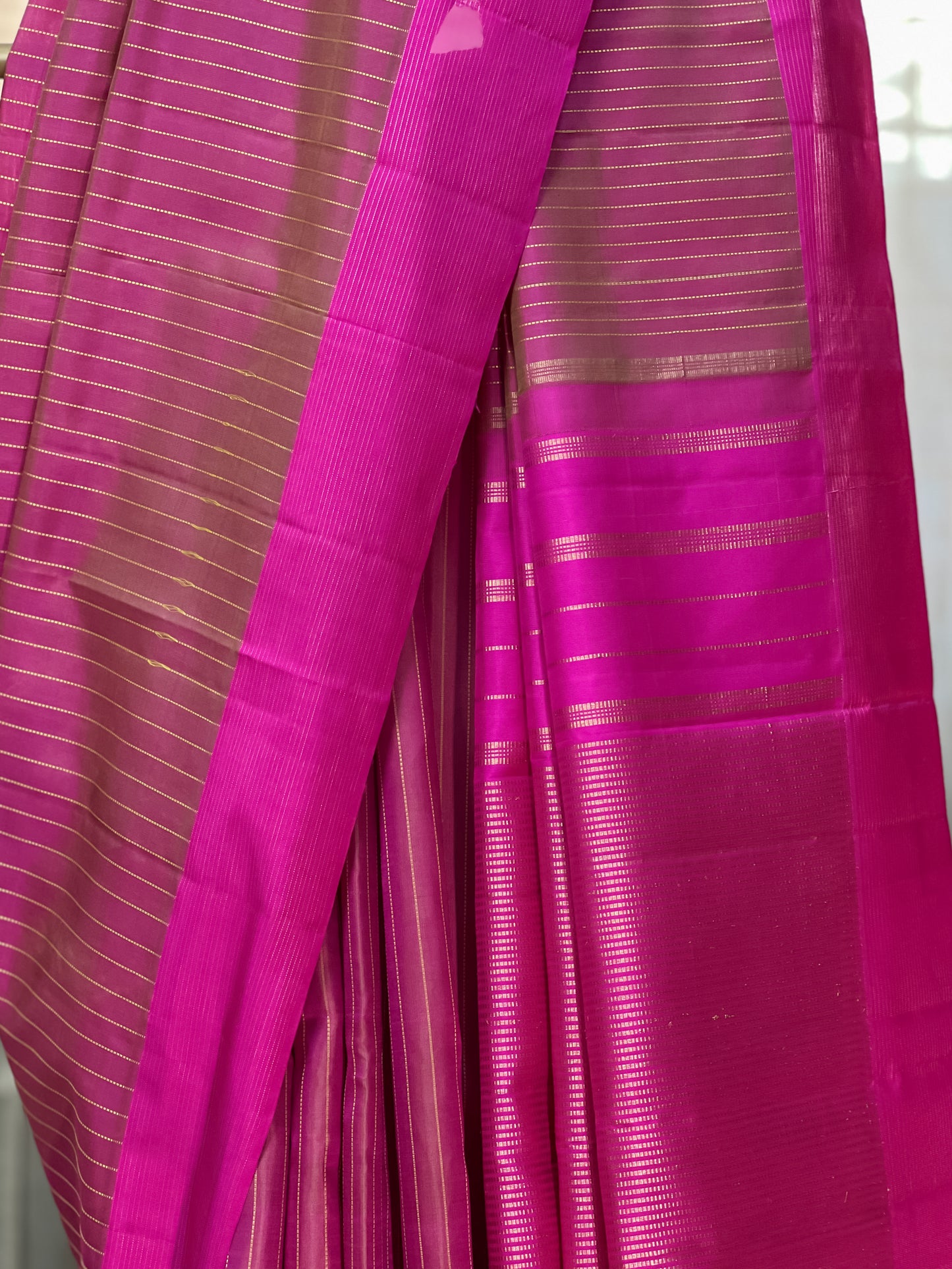 Pink Kanjivaram Silk Saree