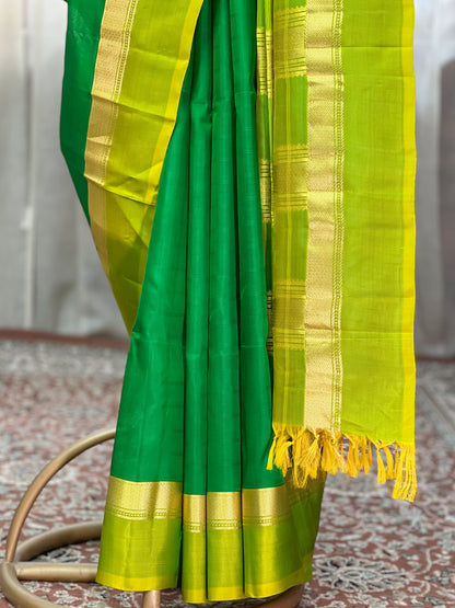 Green Kanjivaram Silk Saree