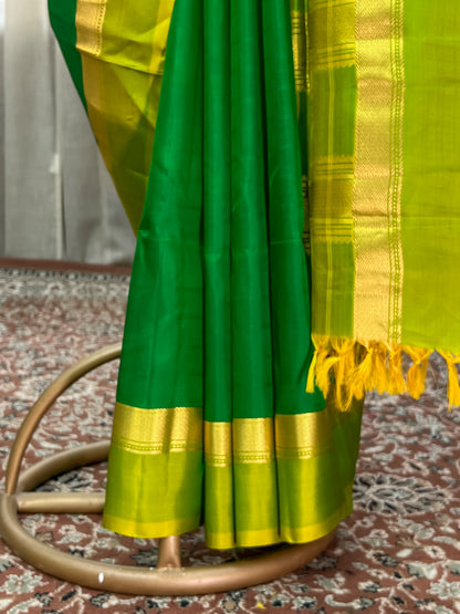 Green Kanjivaram Silk Saree