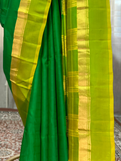 Green Kanjivaram Silk Saree