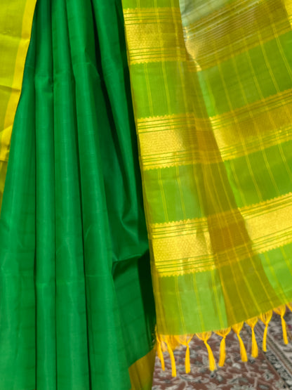 Green Kanjivaram Silk Saree