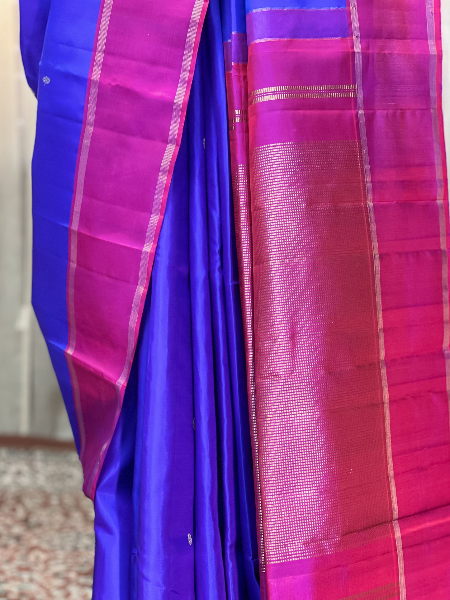 Blue Kanjivaram Silk Saree