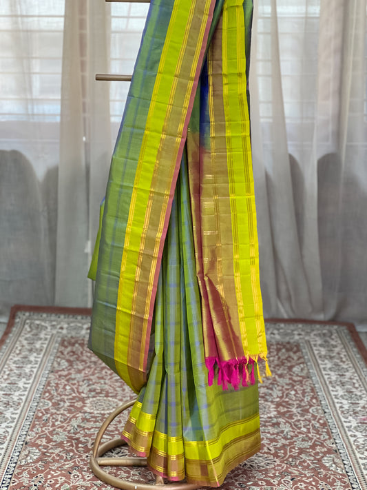 Green Kanjivaram Silk Saree