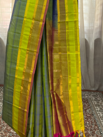 Green Kanjivaram Silk Saree