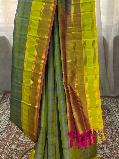 Green Kanjivaram Silk Saree