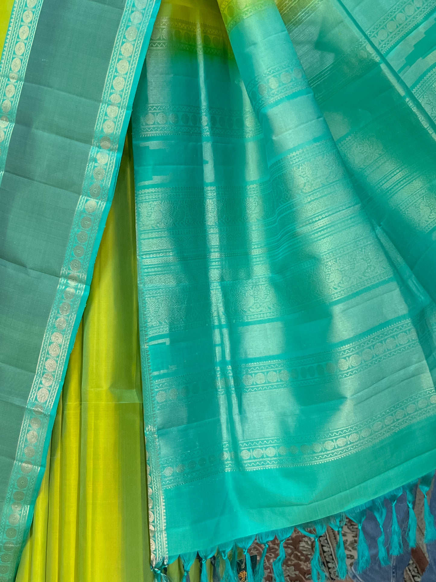 Green Kanjivaram Silk Saree