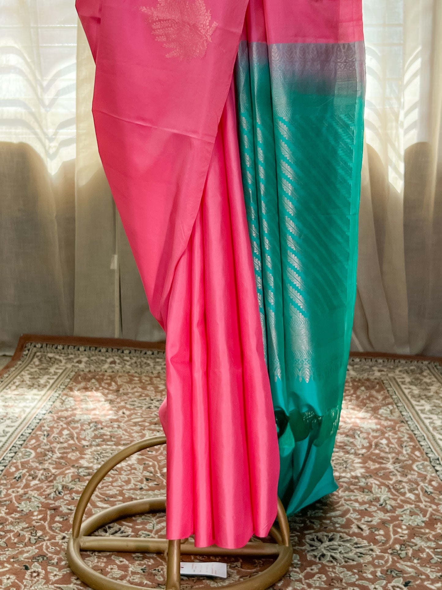 Pink Kanjivaram Silk Saree