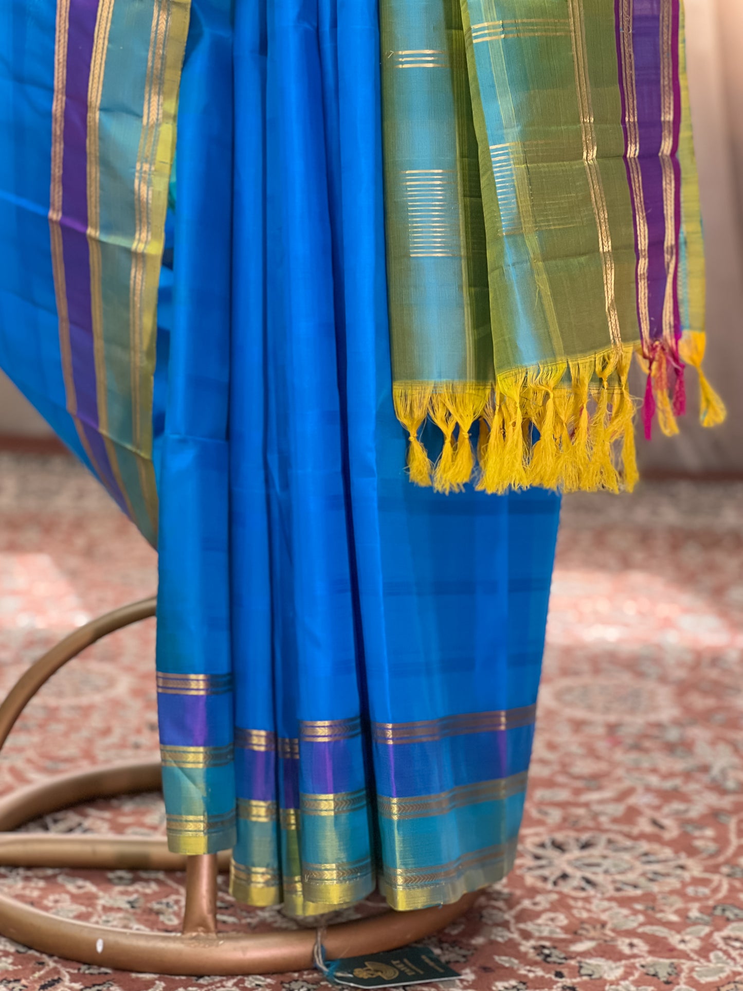 Blue Kanjivaram Silk Saree