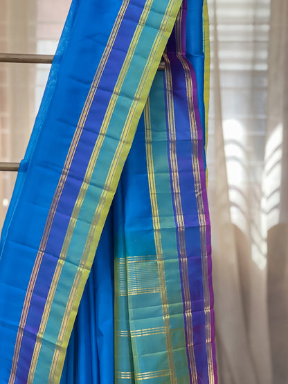 Blue Kanjivaram Silk Saree