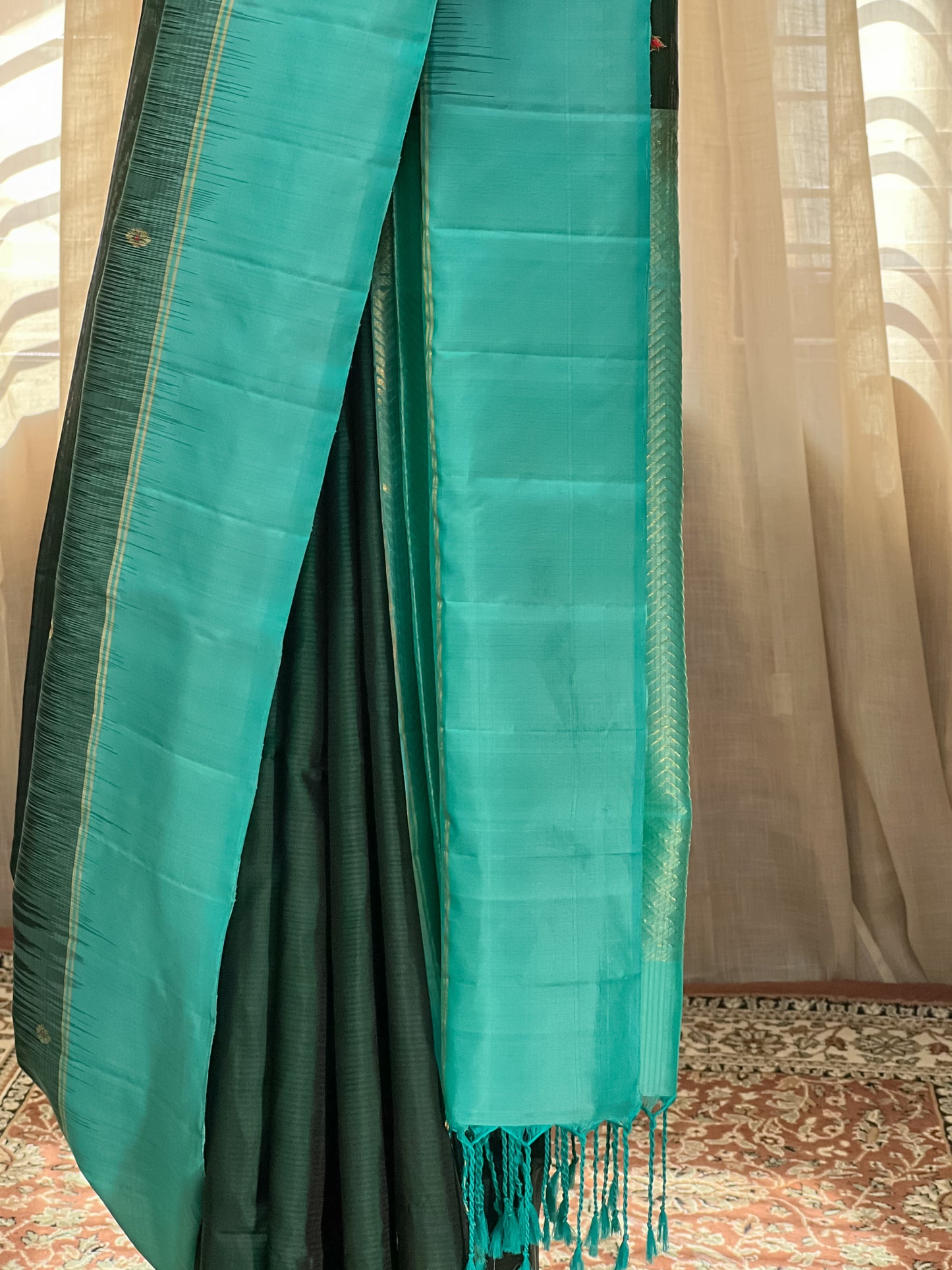 Green Kanjivaram Silk Saree