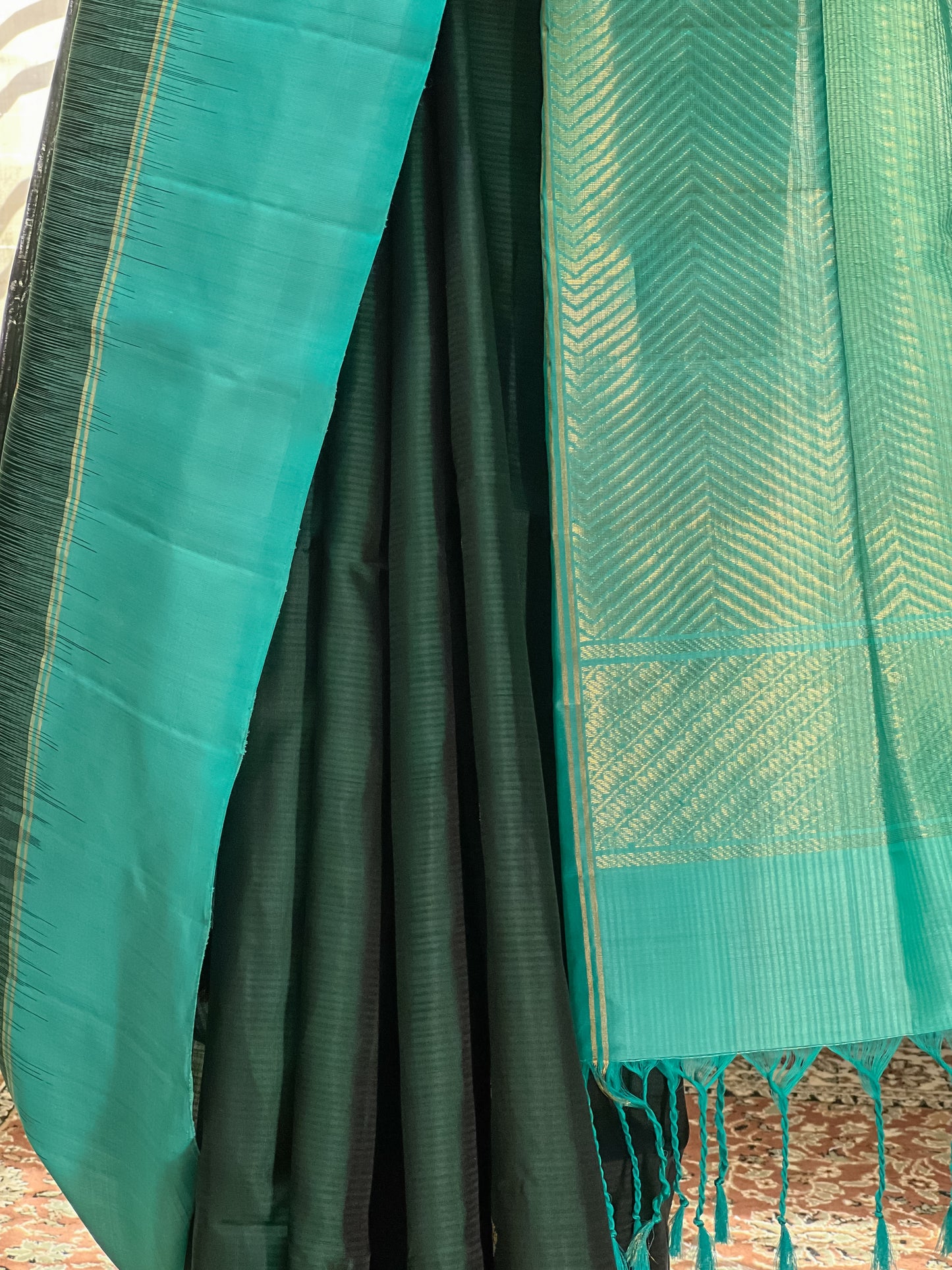 Green Kanjivaram Silk Saree