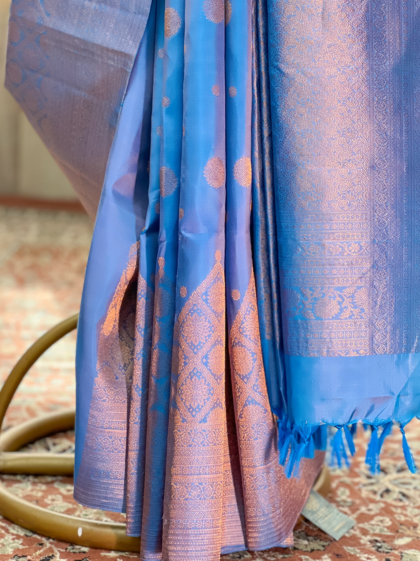 Blue Kanjivaram Silk Saree